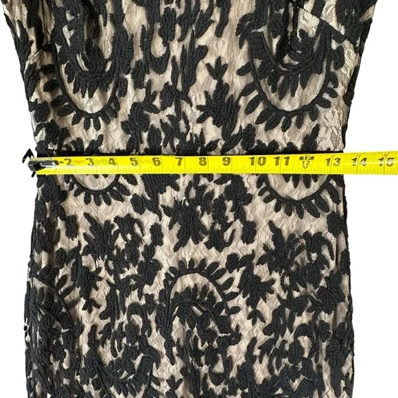 Adrianna Papell Women's Black Long Dress Wedding Guest Evening Gown size 4 - Picture 7 of 15